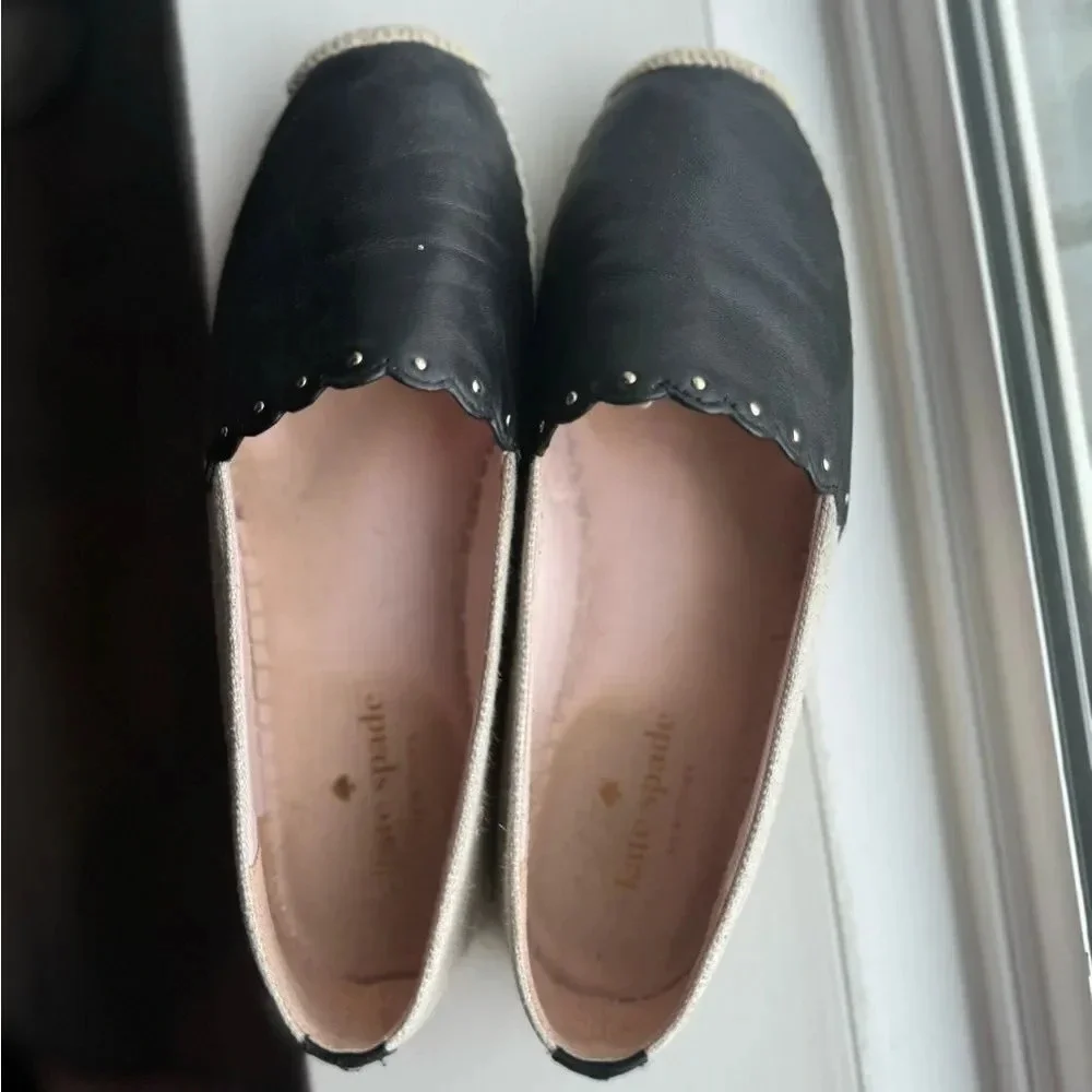 Kate Spade women’s Gardenia Espadrilles Natural + Black - Picture 9 of 9